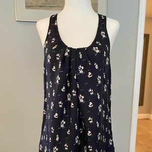 Cute silk tank top